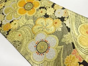 捻梅・菊尽くし模様織出し袋帯